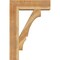 Ekena Millwork Balboa Block Rough Sawn Bracket w/ Offset Brace, Western Red Cedar, 8"W x 26"D x 38"H BKT0806X26X38BOA05RWR - alternate 2